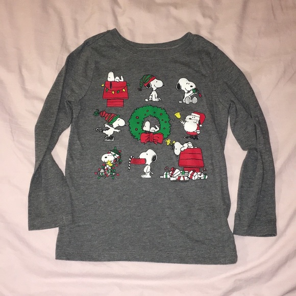 Old Navy Other - Snoopy Christmas long sleeve tee